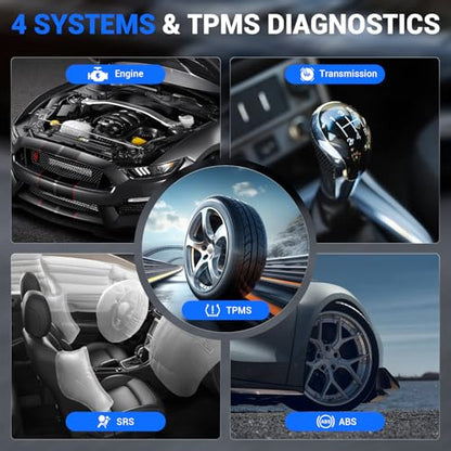 XTOOL TP380 TPMS Programming Tool & OBD2 Scanner, Diagnostic Scan Tool
