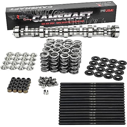 BTR Brian Tooley Racing Stage 2 LS1 Camshaft Kit - Fits 5.7L 6.0L LS2 LS6 LQ4 LQ9 BTR Cam Kit (Cam, Spring Kit Titanium Ret., Chromoly Pushrods) - size: Cam, Spring Kit Titanium Ret., Chromoly Pushrods