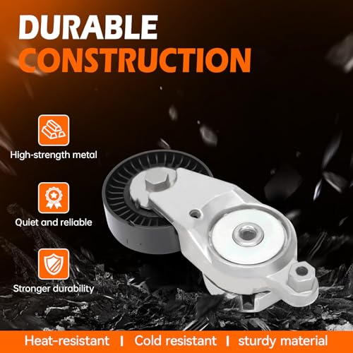 GAHA 38378 Belt Tensioner Assembly with Pulley, for Nissan Frontier 2005-19 - size: 38378