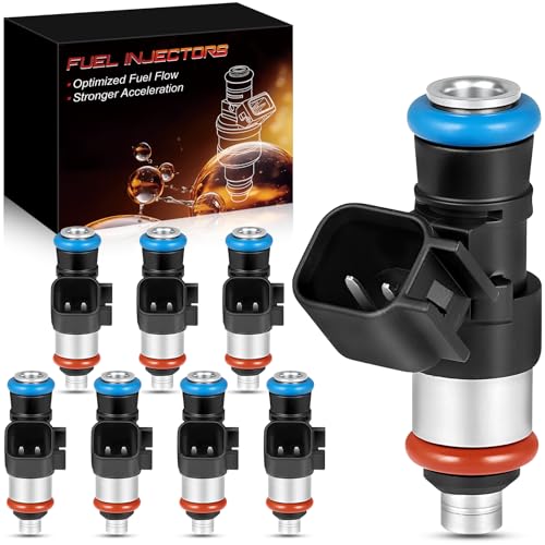 0280158051 Fuel Injectors For:-Chevy Corvette 2006-2013 Camaro SS, For:-Pontiac G8 2008 2009 2010 2011 2012 2013 2014 2015 2016 2017 6.0L 6.2L 7.0L V8 Fuel Injectors Set of 8
