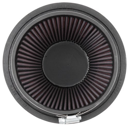 K&N High-Flow Original Lifetime Universal Clamp-On Air Filter: High Performance, Premium, Washable: Flange Diameter: 5 In, Filter Height: 7 In, Flange Length: 1 In, Shape: Round Tapered, RU-2800