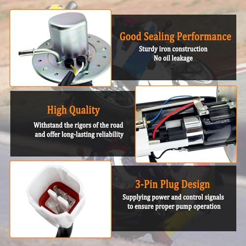 15100-35F20 Fuel Pump Assembly Compatible with 2001-2003 Suzuki GSXR600,2000-2003 GSXR750,Motorcycle Fuel Pump 1510035F20 15100 35F20