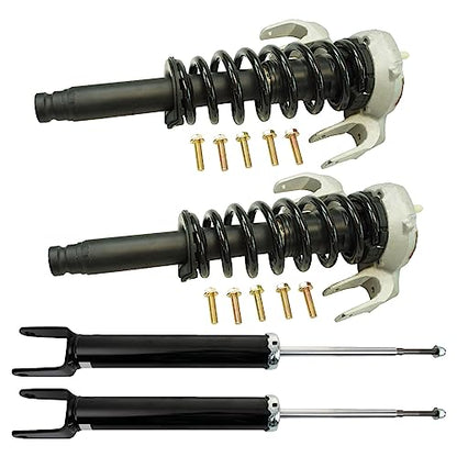 TRQ Front and Rear Complete Strut Assembly & Shock Absorber Kit Complete - style: SKA27997