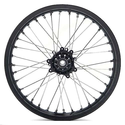 TOFR 18"x2.15" CNC Rear Wheel Rim for Surron Ultra Bee Sur-ron Spoked Wheel - color: Black, size: N/A Front 18" Rear