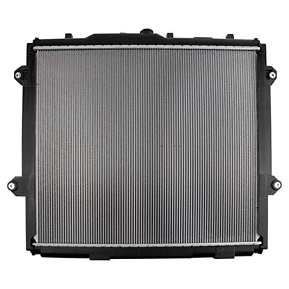 TRQ Radiator Assembly Aluminum Core 1 Row with Transmission Oil Cooler - style: RDA80232