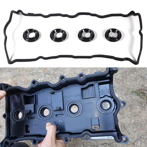 VS50777R 13270JA00A Valve Cover Gasket Seal with Spark Plug Seal for Nissan 2007-2012 Altima for Nissan 2008-2013 Rogue for Nissan 2014-2015 Rogue Select for Nissan 2007-2012SENTRA