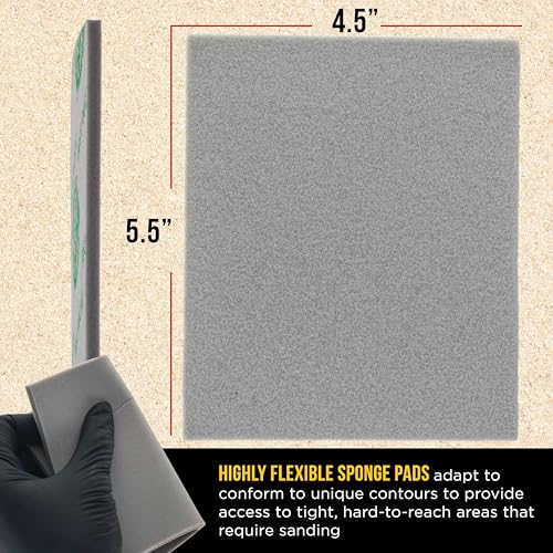 Dura-Gold Double-Sided Sanding Sponge Grit Variety Pack, Box of 20, Grits - style: Variety Pack