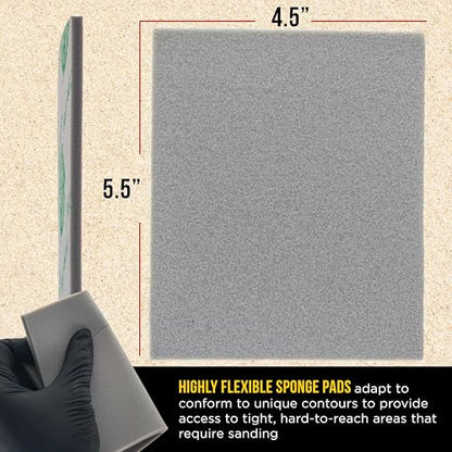 Dura-Gold Double-Sided Sanding Sponge Grit Variety Pack, Box of 20, Grits - style: Variety Pack