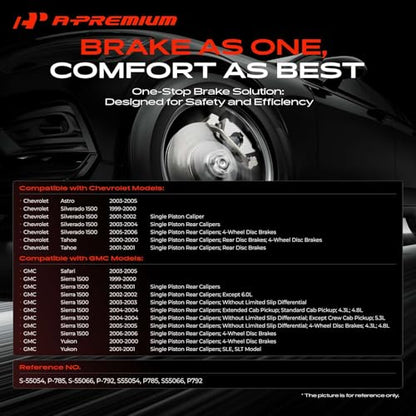 A-Premium Front and Rear Drilled Slotted Brake Rotors and Ceramic Pads Kit - style: F&R Drilled and Slotted