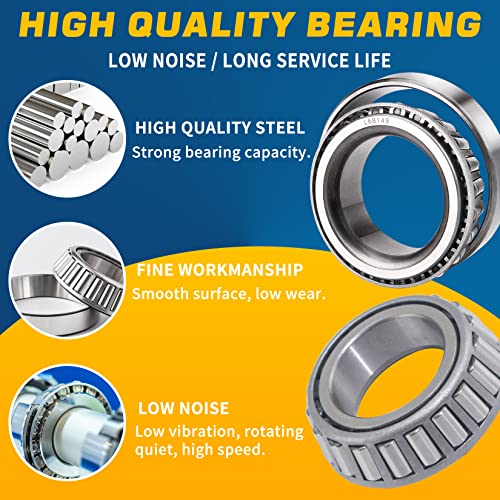 4Sets L44649 L68149 Trailer Hub Bearings Kit for 3500 lb #84 Axle - color: KIT#1 (4Set L68149 L44649 Bearings Kit)