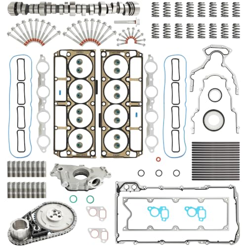 Stage2 Camshaft Lifter Kit Gasket Set Timing Chain Kit Oil Pump For GM 5.3L - size: Stage2 Camshaft Timing Chain Kit