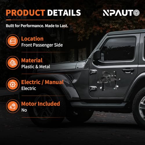 Front Right Power Window Regulator with Panel Without Motor for Expedition - style: Front Passenger Side