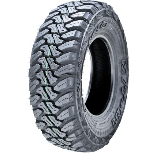 Accelera M/T-01 Mud Off-Road Light Truck Radial Tire-LT235/75R15 235/75/15 235/75-15 104/101Q Load Range C LRC 6-Ply BSW Black Side Wall