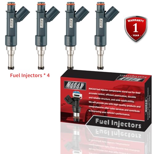 Set of 4 Fuel Injectors 23250-37020 FJ1287 23209-39195 Replacement - size: 23250-37020