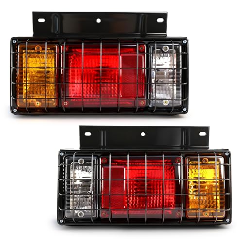 Tail Light Bar Kit with Iron Net Protection for Isuzu With Bulbs - color: Tail Lights-G