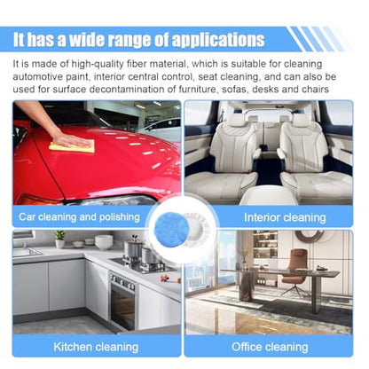 15PCS Car Polisher Pad Bonnet, 9 to 10 Inch Soft Polishing Bonnets Buffing Pads, Car Wax Cover Kit for Car Orbital Buffer Polisher, 10 Microfiber Bonnets + 5 Woollen Polishing Pad Covers (9-10 Inches) - size: 9-10 Inches
