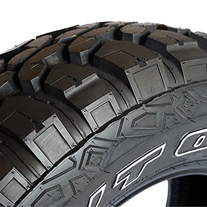 Forceum M/T 08 Plus Mud Off-Road Light Truck Radial Tire- 123/120Q Load Range E LRE 10-Ply OWL Outlined White Letters, 265/75R16 - size: 265/75R16