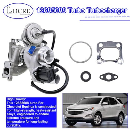 12685688 Turbo Turbocharger Compatible with Chevy Equinox 2018-2022, Compatible with GMC Terrain 2018-2022, Replaces 25206073 12699230 12685688 12679699 847-1653 4918004160 12679399