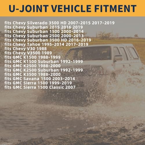 U Joint Universal Joint Front Drive Shaft Replacement for Chevy Tahoe