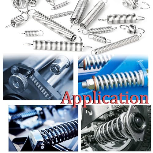 20PCS Extension Spring 1/4 Inch x 1-1/2 Inch Zinc Plated Extension Springs - size: 20PCS（1 size)