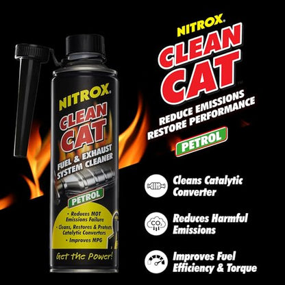 Nitrox Clean Cat Catalytic Converter Cleaner for Gasoline Engines, 17 fl oz - color: Gasoline, size: 17 Fl Oz (Pack of 1)