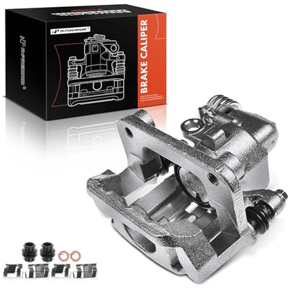 A-Premium Rear Left Driver Disc Brake Caliper with Bracket - style: Rear Driver Side