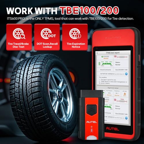 Autel MaxiTPMS ITS600Pro TPMS Programming Tool with Full TPMS, Upgraded Version of TS508 TS608 MK808TS ITS600 Complete TPMS Functions, 36+ Services, All System Diagnostics Free Lifetime TPMS Updates
