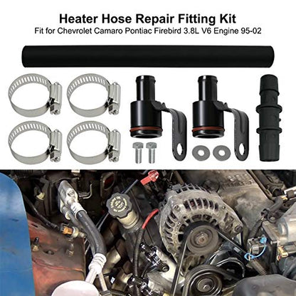 Heater Hose Repair Kit Fit for Chevrolet Camaro Pontiac Firebird 3.8L-V6