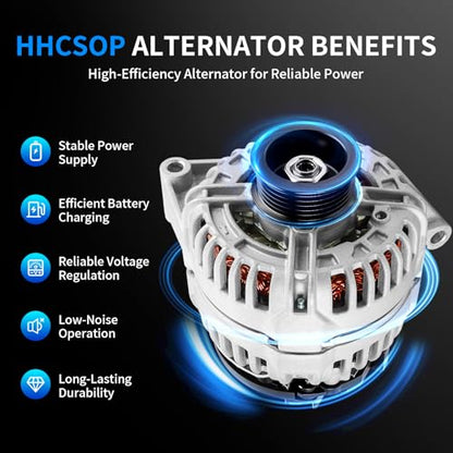 New Alternator for Chevy Impala Monte Carlo 3.5L 3.9L 12V 125Amp 2006-2011