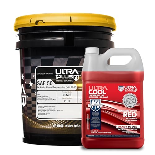 Ultra1Plus SAE 50 Full Synthetic Manual Transmission Fluids (CD-50) & Antifreeze Coolant