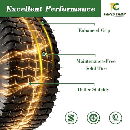Parts Camp 15x6.00-6 Tire and Inner Tube Set with TR-13 Valve Stem - size: 15x6.00-6