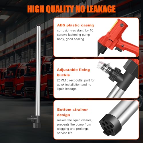 110V Electric Fuel Transfer Pump-High Power 1980W Multi-Functional Liquid Transfer Pump Includes 91CM stainless steel tube + 2M steel wire hose for Diesel,Lubricants,Water,Slightly viscous liquid - style: 110V 1980W