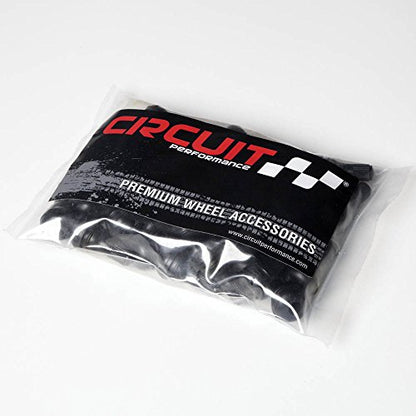 Circuit Performance Shorty Black Valve Stems TR412 TR-412 22mm Low Profile (40 Pieces)