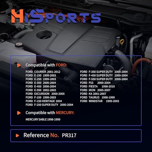 HiSport Fuel Pressure Regulator Compatible with Ford F150 E150 - size: HSFPRPR317
