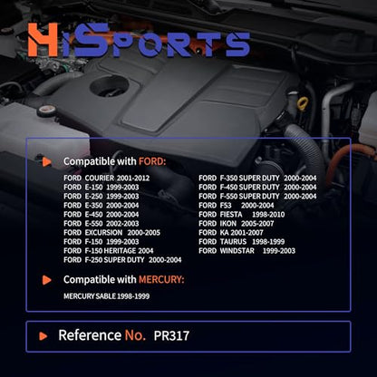 HiSport Fuel Pressure Regulator Compatible with Ford F150 E150 - size: HSFPRPR317