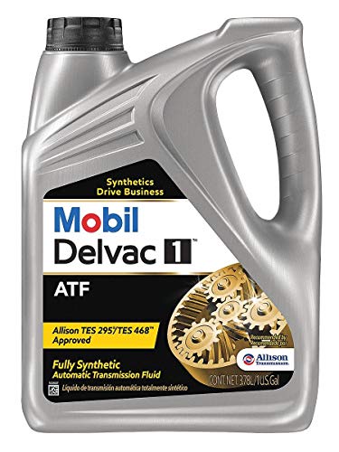 Mobil 112810 Delvac Synthetic Automatic Transmission Fluid - 1 Gallon (Pack of 4) - size: 1 Gallon (128 Ounces), Pack of 4
