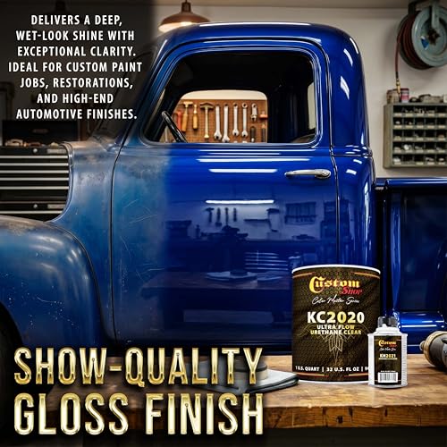 Custom Shop Ultra Flow Urethane Clearcoat with KH2021 Hardener, Quart Kit - size: Quart Kit