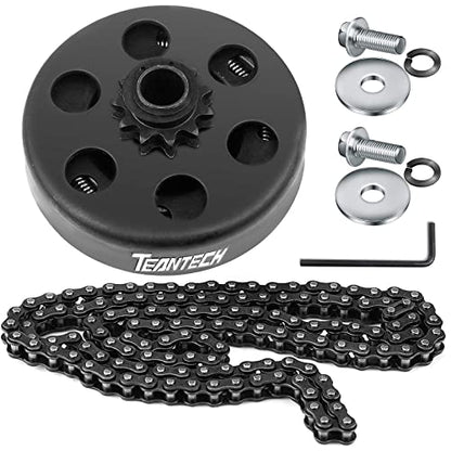 Go Kart Clutch 5/8 Bore 35 Chain 11 Tooth Sprocket for Go Kart Mini Bike - size: 5/8" Bore 11T & 35 Chain