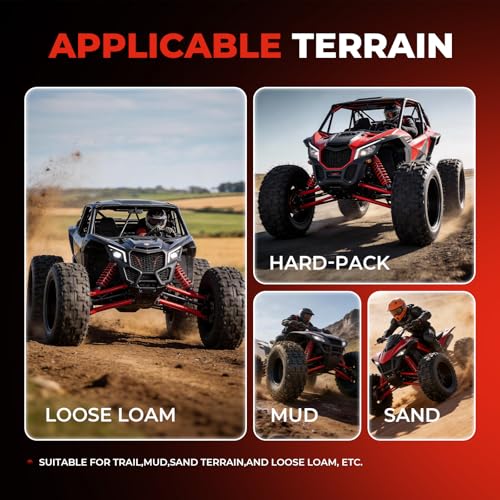 Set of 2 13x5-6 ATV UTV Tires, 13x5x6 All-Terrain Tires