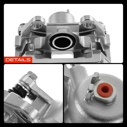A-Premium Rear Left and Right Side Disc Brake Caliper with Bracket - style: Rear Driver and Passenger