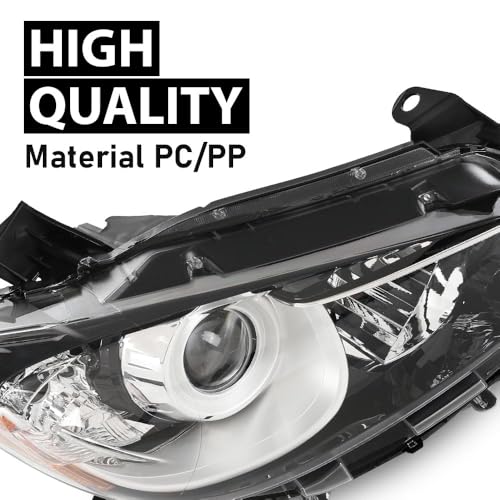 G-PLUS Headlight Assembly Compatible with Mazda CX-5 2013-2016,Right - size: Fit Mazda CX-5 2013-2016 Right(Clear)