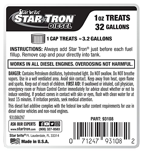 STAR TRON Enzyme Fuel Treatment - Diesel - style: 8 oz