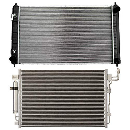 OCPTY 2988 Radiator 3639 Condenser FIt for 2007-2012 for Nissan for Altima