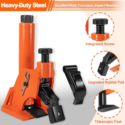 LAIKOU Manual Tire Bead Breaker for 38"-42" Tires Changer Tool w Rubber Pad