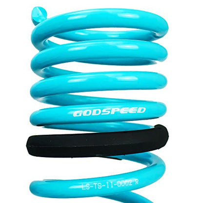 Godspeed LS-TS-II-0002-B Traction-S Performance Lowering Springs, Reduce Body Roll, Improved Handling, Set of 4, compatible with Infiniti G35 Sedan (V36) 2007-08 (RWD)