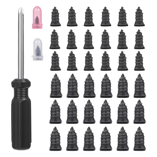 36Pcs Screw-in Tire Plug Kit Quick Fix Emergency Tire Repair Set