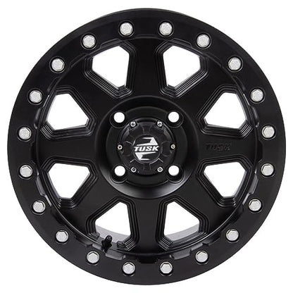 4/156 Tusk Uinta Beadlock Wheel 15x7 6.0 + 1.0 Matte Black