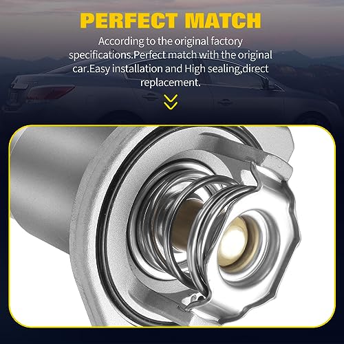 OCPTY Engine Coolant Thermostat Housing Assembly for 15-11073,12622316