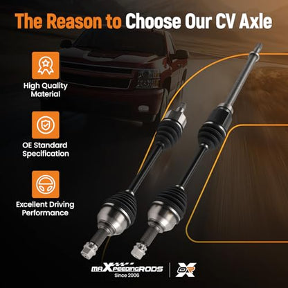 maXpeedingrods Front Left & Right CV Axle Shaft for Nissan Altima 2013-2018 - size: for 66-6431-LR