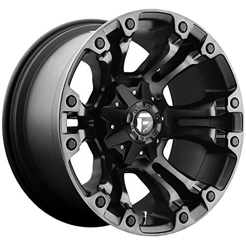 Fuel D851 Vapor 17x9 6x135/6x5.5" -12mm Black/Gray Wheel Rim 17" Inch D85117909845A - color: MATTE BLACK GRAY TINT, size: 17X9, 6X135/5.5, 4.53, -12mm